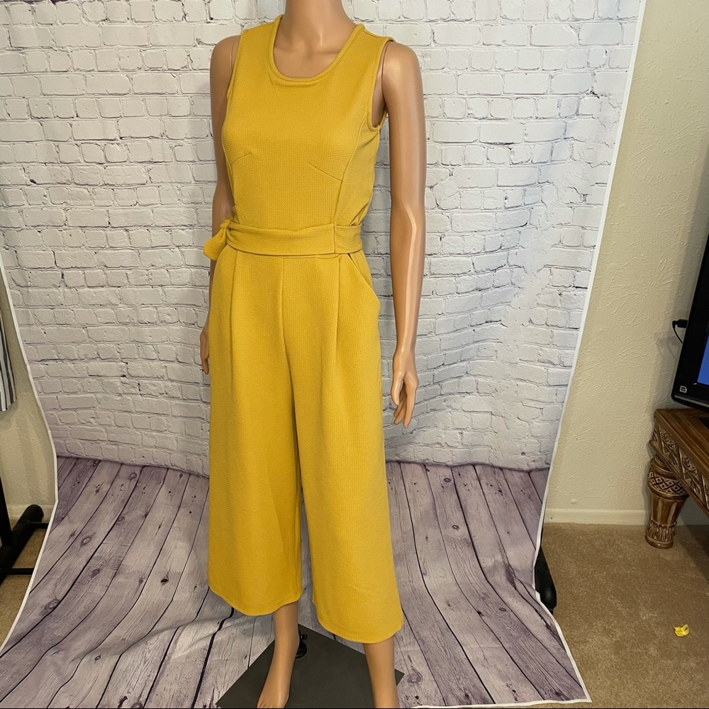 Romeo & Juliet Couture Yellow Jumpsuit